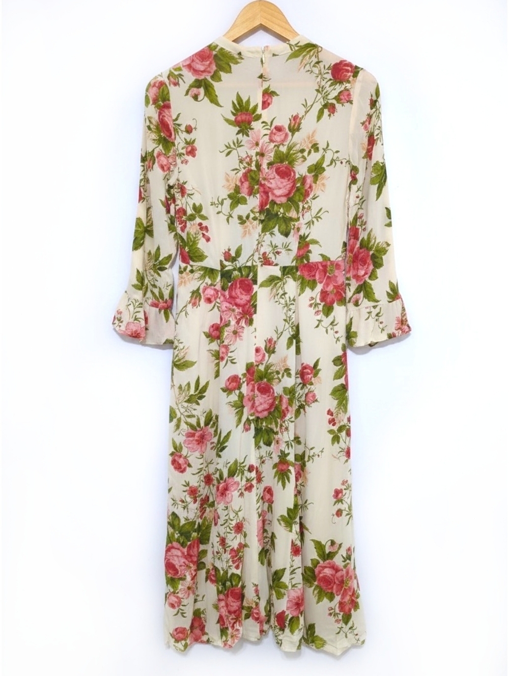 Reformation Castel Floral Tie Neck Midi Dress Cottagecore 8 - Picture 4 of 9
